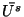 $\bar{U^s}$