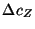 $\displaystyle \Delta c_Z$